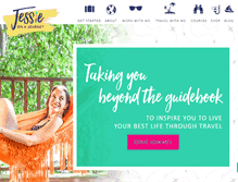 Tablet Screenshot of jessieonajourney.com